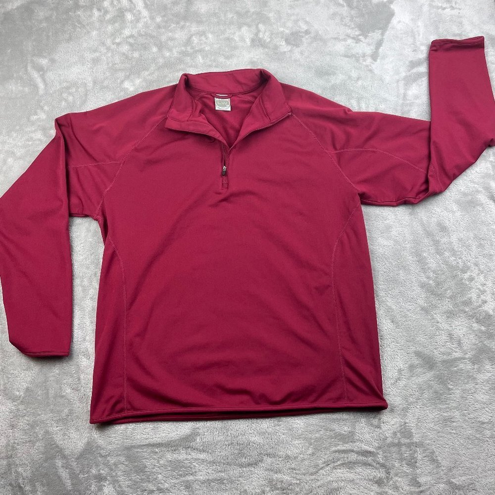 Levelwear Long Sleeve Quarter Zip Golf Shirt Men's Large